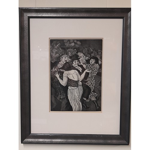 478 - Framed and Glazed Print of 'Dancing on Hampstead Heath' by Dame Laura Knight, 43cm x 35cm (print siz... 