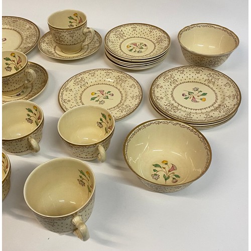 534 - Large 26 Piece Collection of Clarice Cliff Items, to Include Bizarre Crocus, Trios, Bowls and Teapot... 