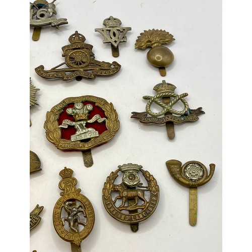 641 - Quantity of Military and Police Metal Badges and Brooches to Include Royal Engineer, The Queens Lanc... 