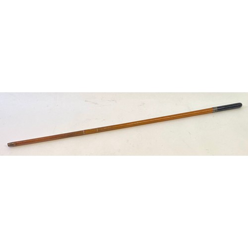 649 - Antique Handle Bamboo Sword Stick / Walking Cane 89cm Length