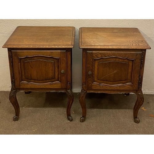 30 - Pair Of Continental Nightstands (2) 64 X 46 X 37 cms