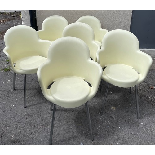 45 - Six Vintage Italian Sintesi Chairs (6)