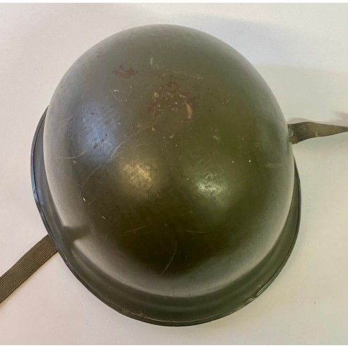 677 - Vintage Military M.P Marseilles French Made Paratrooper Helmet