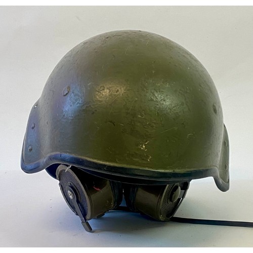 678 - Vintage Amplivox Military Radio Headset Tank Helmet with Marking 21