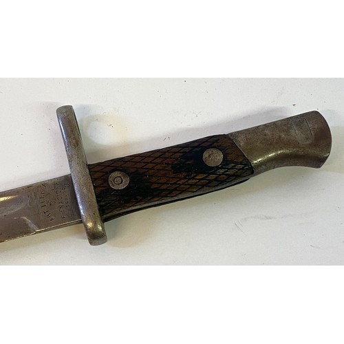 681 - Vintage Military Spanish Model Bayonet by Artilleria Fca Nacional Toledo. 52cm Length