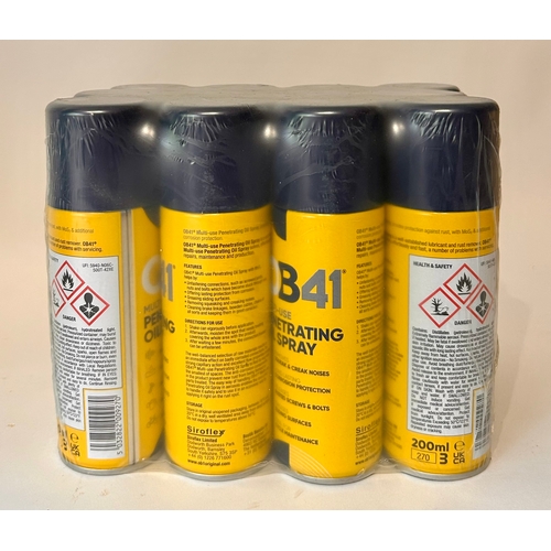 723 - Twelth cans of Brand new b41 penatrating oil.  (12)