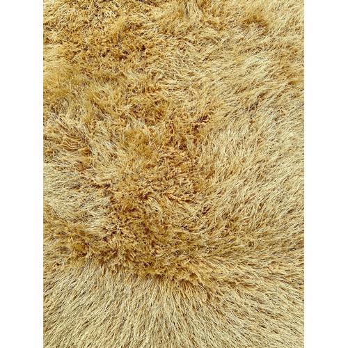 90 - Brand New Indulgence Ochre Colour Ground Rug / Runner 200cm x 67cm