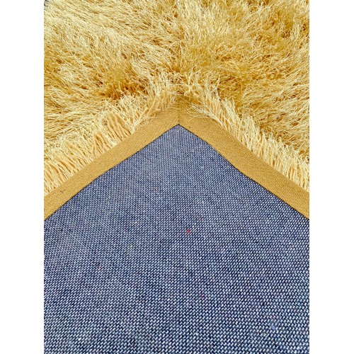 90 - Brand New Indulgence Ochre Colour Ground Rug / Runner 200cm x 67cm