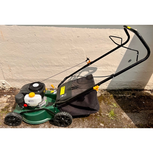 731 - Petrol push lawn mower.