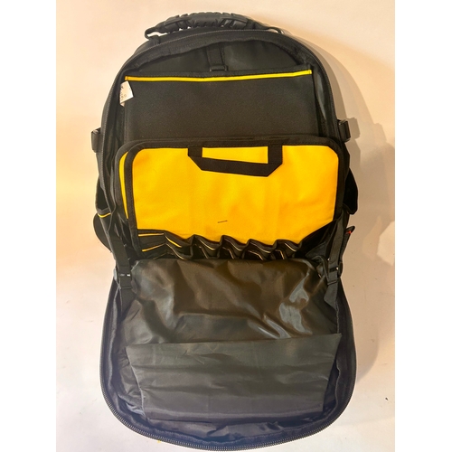 738 - Ex display Stanley FatMax Tool backpack. 36cm x 21cm x 46cm.