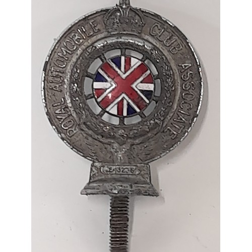 695 - 3 x Vintage Car Badge  for MG Car Club (alloy and enamel), British Medical Association (BMA) and Roy... 