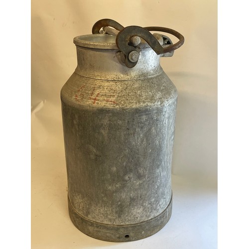 52 - Vintage Aluminium Milk Churn.