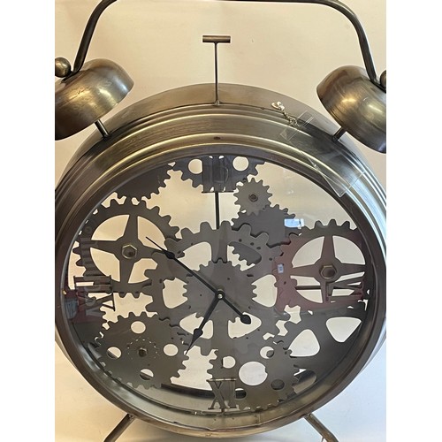 59 - Large Novelty Floor Standing Skeleton Clock.  78 x 60 cms