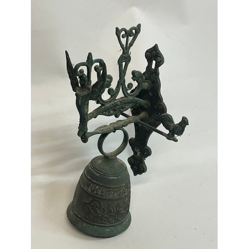 118 - Brass / Bronze Monastery Style Bell. 32 cms