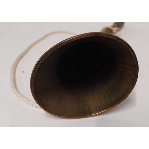 640 - Brass Hunting/Warning Horn Made in GDR, 35cm long