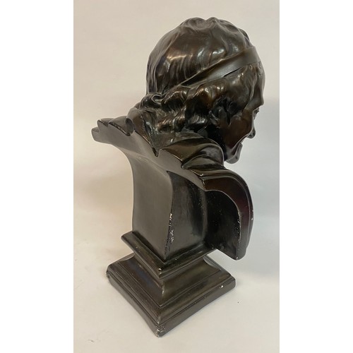 662 - Vintage Plaster Cast Bust of Jean-Antoine Houdon. 45cm Height