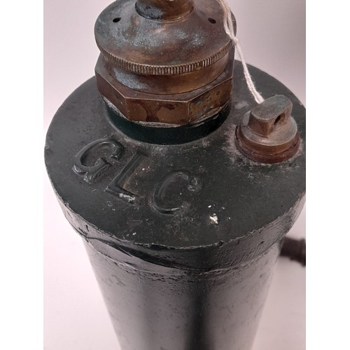 689 - Vintage Pump marked GLC, 56cm high