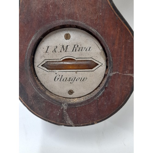 16 - I & M RIVA GLASGOW Barometer, 96cm long