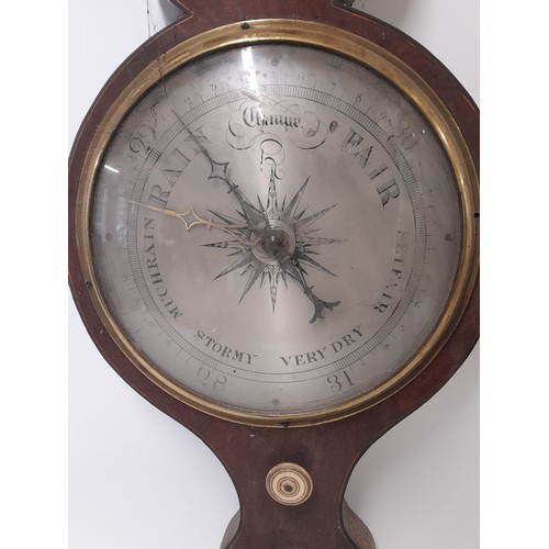 16 - I & M RIVA GLASGOW Barometer, 96cm long