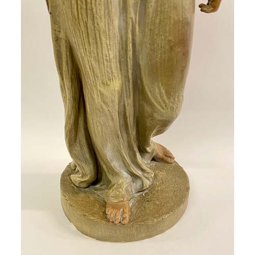 104 - Vintage Reproduction  Sculpture of a Lady ‘Diogenes’ by Friedrich Siegfried Goldscheider 71cm Height