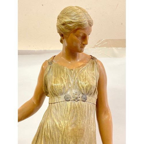 104 - Vintage Reproduction  Sculpture of a Lady ‘Diogenes’ by Friedrich Siegfried Goldscheider 71cm Height