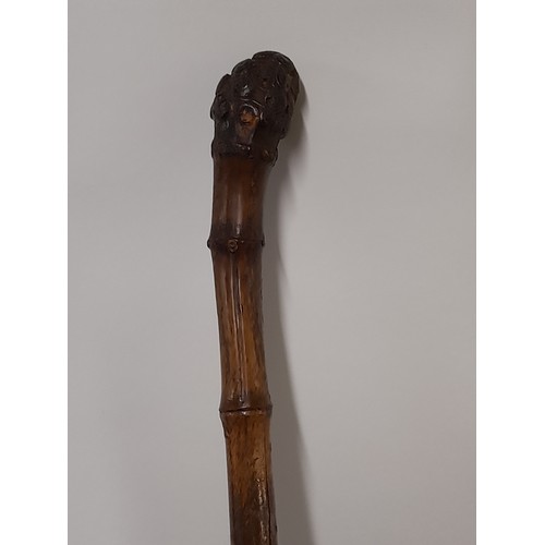 18 - Bamboo Walking Stick, 90cm long