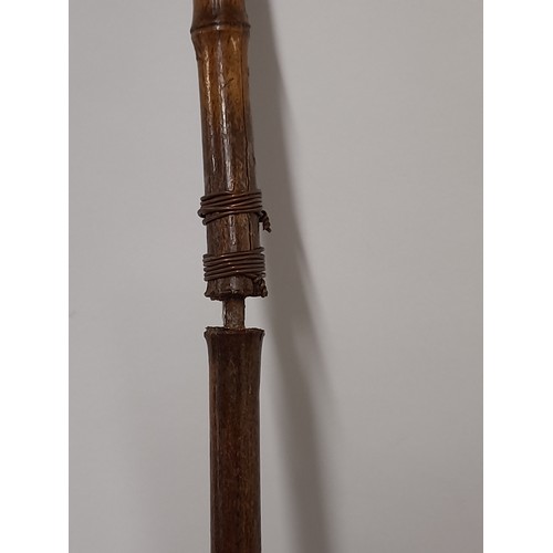 18 - Bamboo Walking Stick, 90cm long