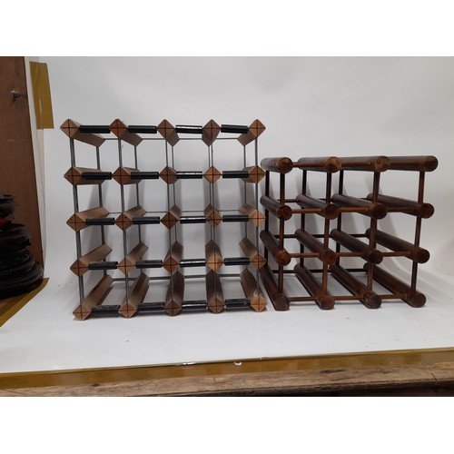 87 - 2 x Wine Bottle racks