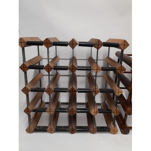 87 - 2 x Wine Bottle racks