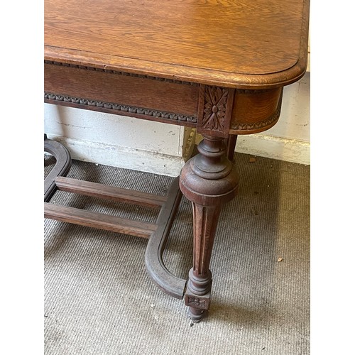 15 - Antique French Side Table. 100 x 60 x 78 cms