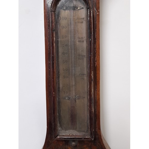 111 - Wall Mounted Barometer, 97cm long