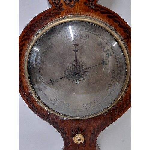 111 - Wall Mounted Barometer, 97cm long