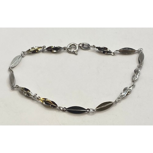 32 - Three Sterling Silver Bracelets to Include Pendant and Chain Examples. Weight 0.334 Oz