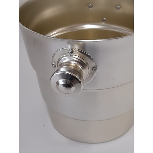 123 - Metal Ice Bucket, 20cm high