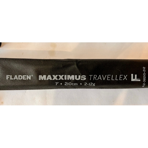 552 - New Fladen Maxximus Travellex 240cm Fishing Rod Four Piece.