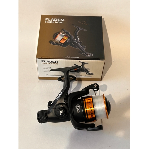 215 - New Fladen Fission 4000R Fishing Reel Loaded With Line.