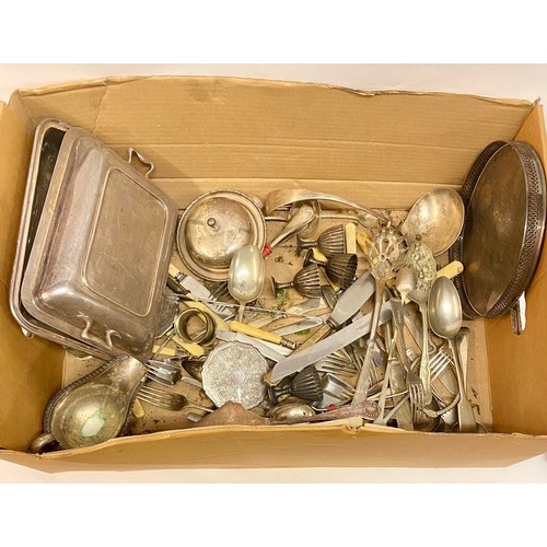 490 - Large Quantity of Silver Plate Dinnerware and Miscellaneous Items to Include Serving Dishes, Cutlery... 