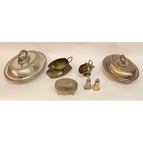 490 - Large Quantity of Silver Plate Dinnerware and Miscellaneous Items to Include Serving Dishes, Cutlery... 