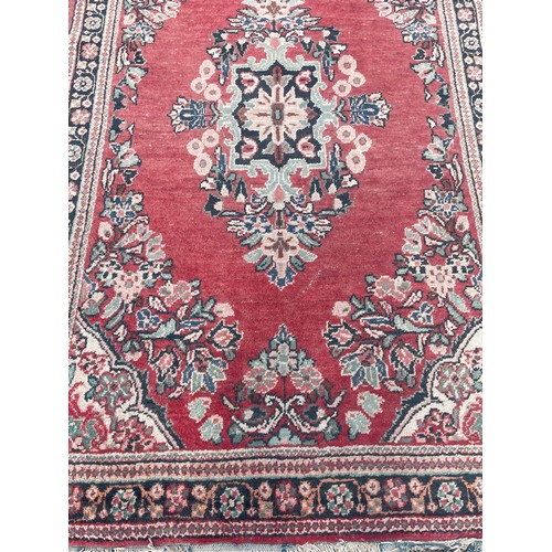 72A - Decorative Hand Knotted Ground Rug 212 x 134 cms