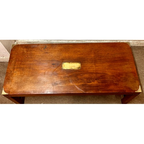 5 - Military Campaign Coffee Table 46 x 106 x 44 cms