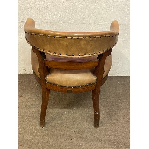 9 - Vintage Leather Desk  Chair