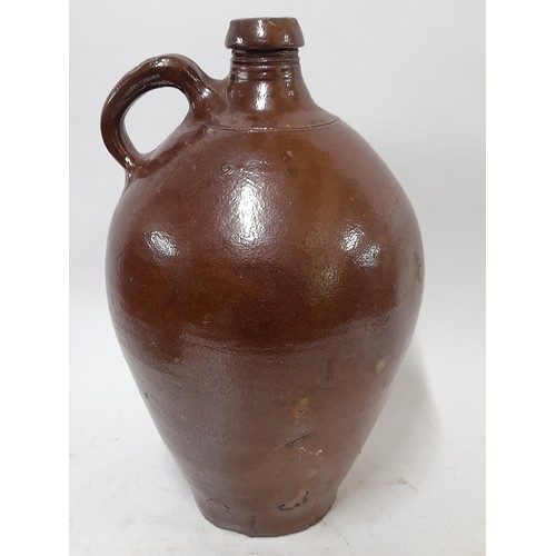 1190 - Vintage Salt glaze Stone Ware Jug, 35cm high