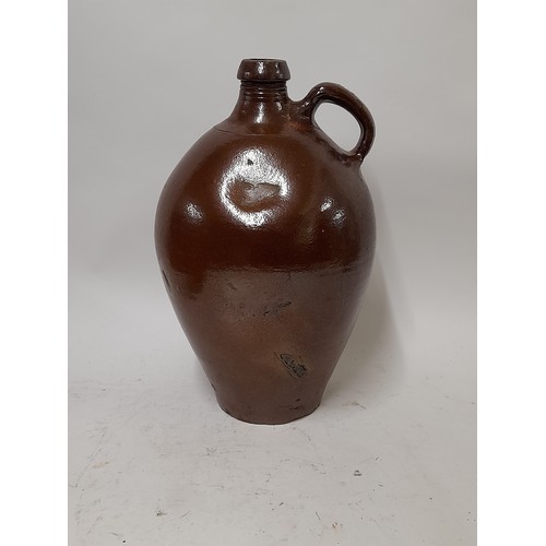 1190 - Vintage Salt glaze Stone Ware Jug, 35cm high