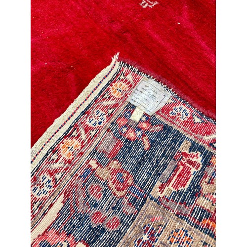 11A - Large Handmade Iranian Ground Rug 248cm x 153cm