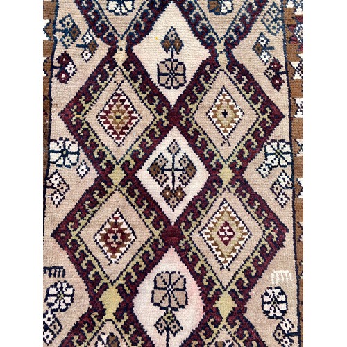 12A - Decorative  Handmade Ground Rug 186cm x 116cm