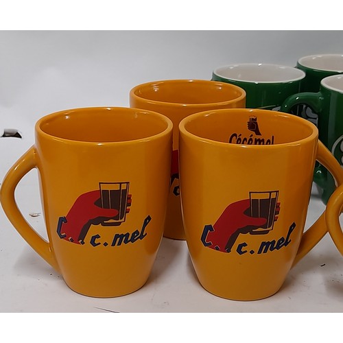 53 - 10 x Vintage Continental  Advertising Mugs