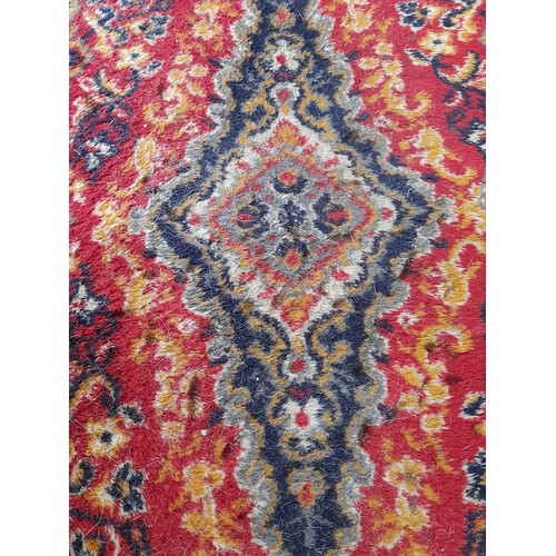 20 - Decorative Red Ground Runner,   120cm x 58cm