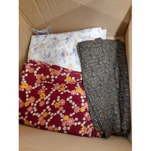 93 - Box containing Fabric Offcuts