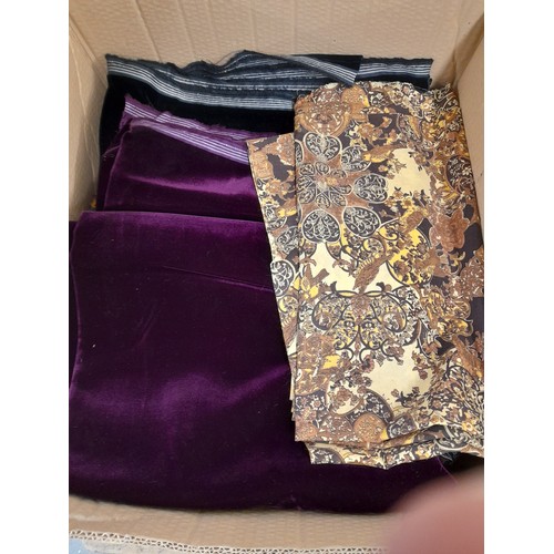 93 - Box containing Fabric Offcuts