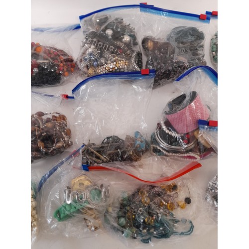 112 - Quantity of Dress Jewellery and Watches contained in 12 bags